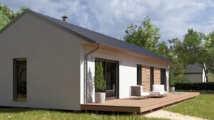 Dřevostavba Easy 96 vizualizace exteriéru