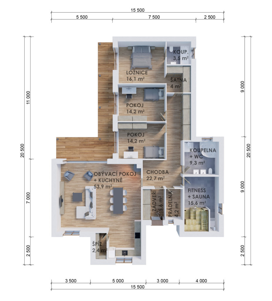 easyhomes 195 půdorys