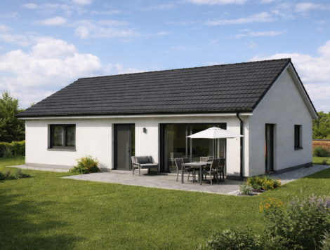 stavba dřevostavby easy 107